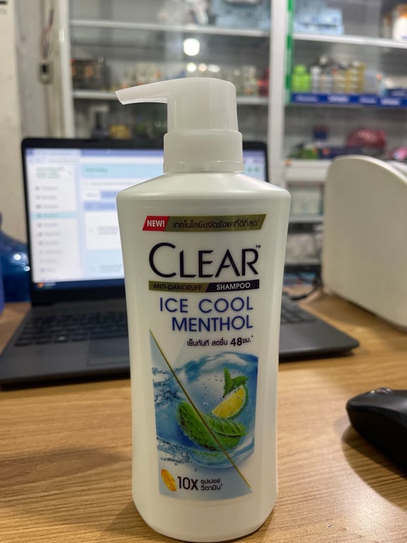 Gội clear bạc hà thái  370g