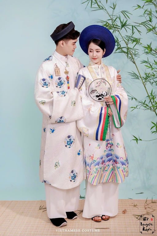 Set Tấc gấm HT trắng