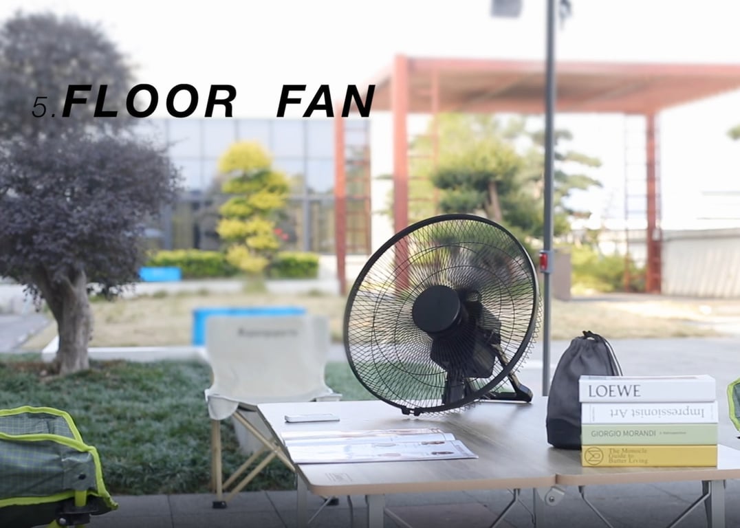 ⛺️ Quạt Tích Điện Lebenlang LBL1702