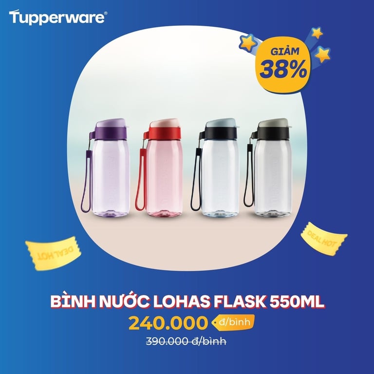 bình lohas 550ml