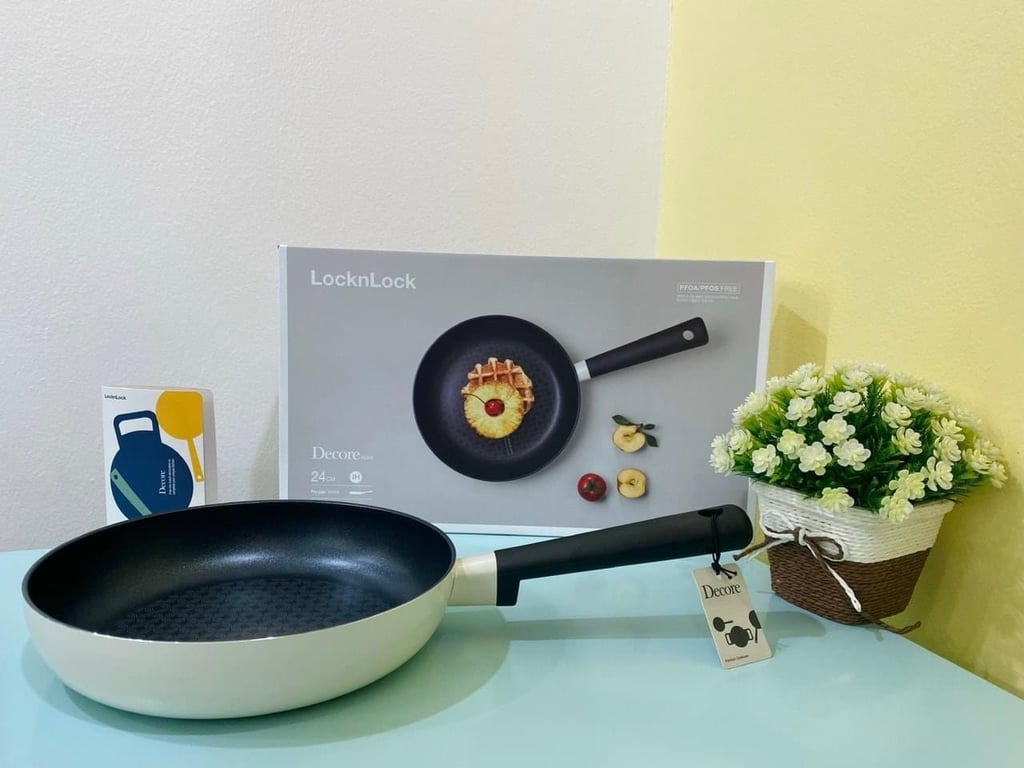 Chảo nông lòng Decore 24cm LocknLock LDE1243.