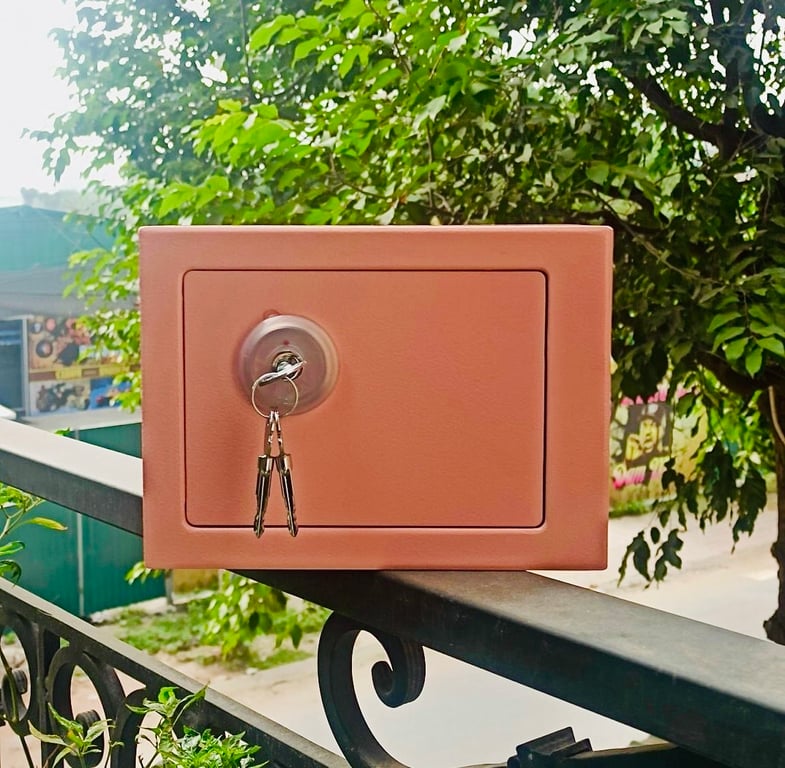 💰💰🗝️ Két sắt mini 23x17x17cm