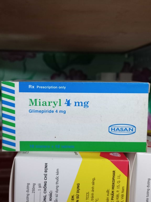 Myaryl 4mg Glimepiridehasan h/100v