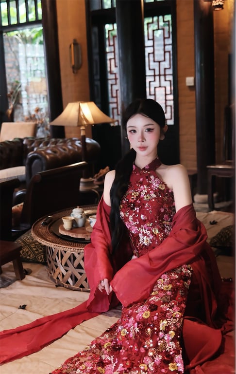 AD yếm kim sa đỏ (có bigsize)