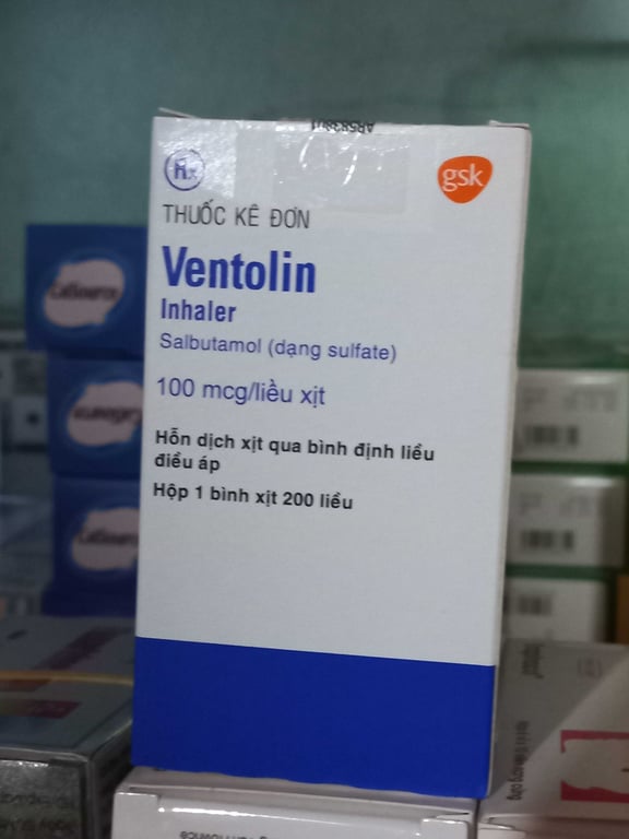 Ventolin GSK VN 100mcg xịt