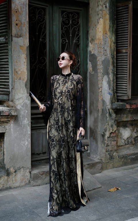 AD ren đen lót gấm thọ vàng S/M