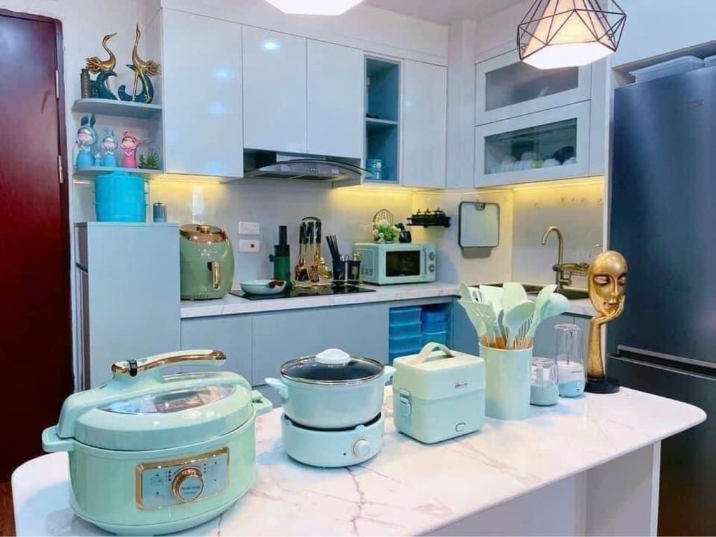 Nồi Áp Suất AUX 4L - Màu xanh Mint siêu siêu đẹp