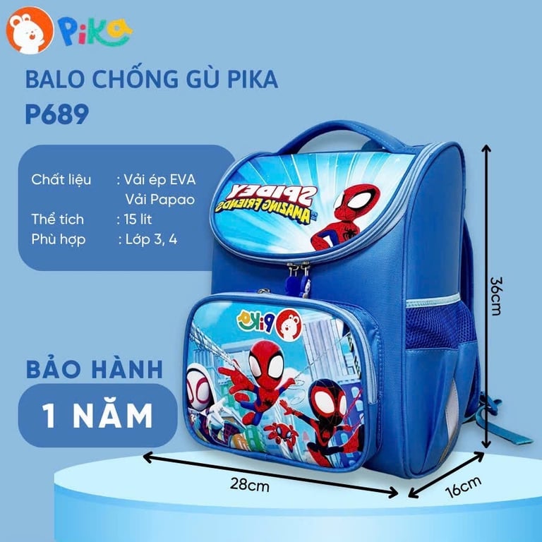 BALO CHỐNG GÙ PIKA P688 HÙNG PHÁT