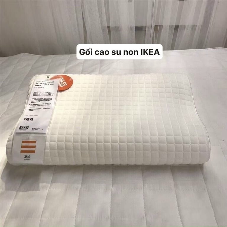 GỐI CAO SU NON IKEA