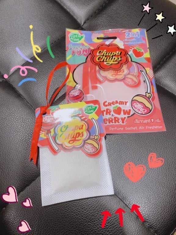 Túi Thơm Chupa Chups hương kẹo dâu - thơm xuất sắc