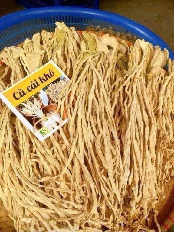 Củ cải khô Điện Biên