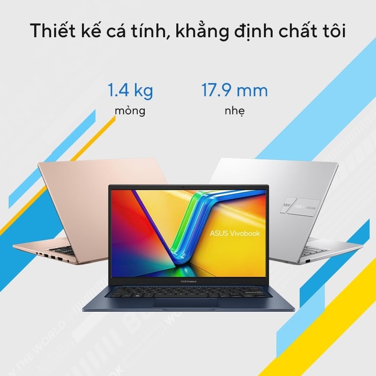 Laptop Asus Vivobook 14 X1404VA-NK124W (Intel Core i3-1315U/ 8GB/ 256GB/ Intel UHD/ 14 inch FHD/ Win 11/ Bạc)