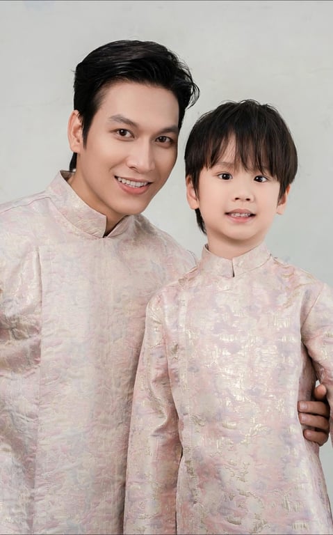 ADN Oao gấm loang - hồng M/L/XL/XXL/XXXL