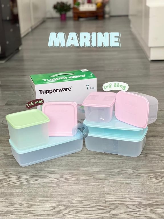 Bộ hộp trữ mát và trữ đông set 7