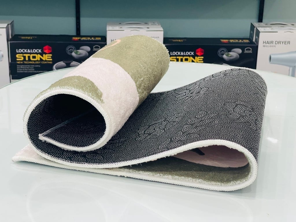 🐑 🪢 Thảm cừu trần bông