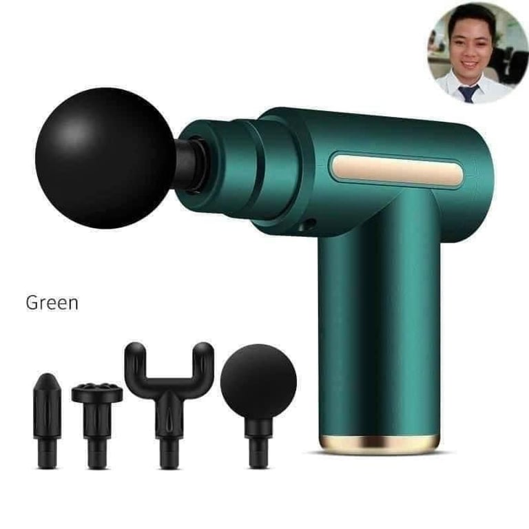 SÚNG MATXA CẦM TAY TẶNG 4 ĐẦU