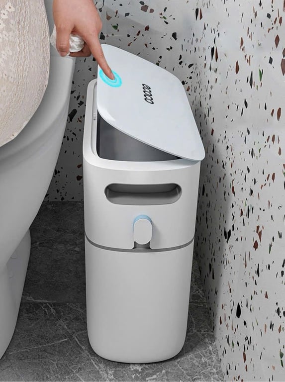 THÙNG RÁC THÔNG MINH NẮP KÍN TỰ ĐỘNG ECOCO 12L E2244