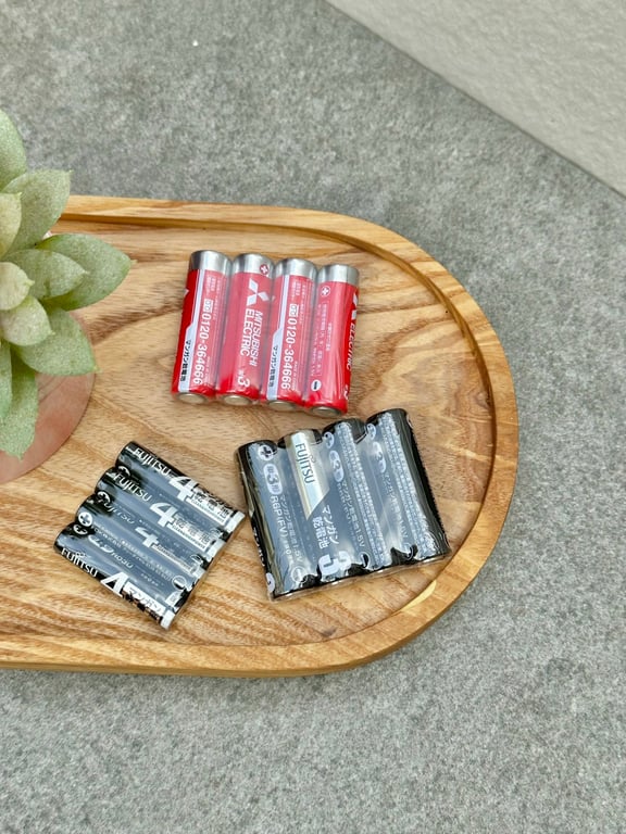 SET 4 VIÊN PIN AAA/AA FUJITSU,MUSUBISHI