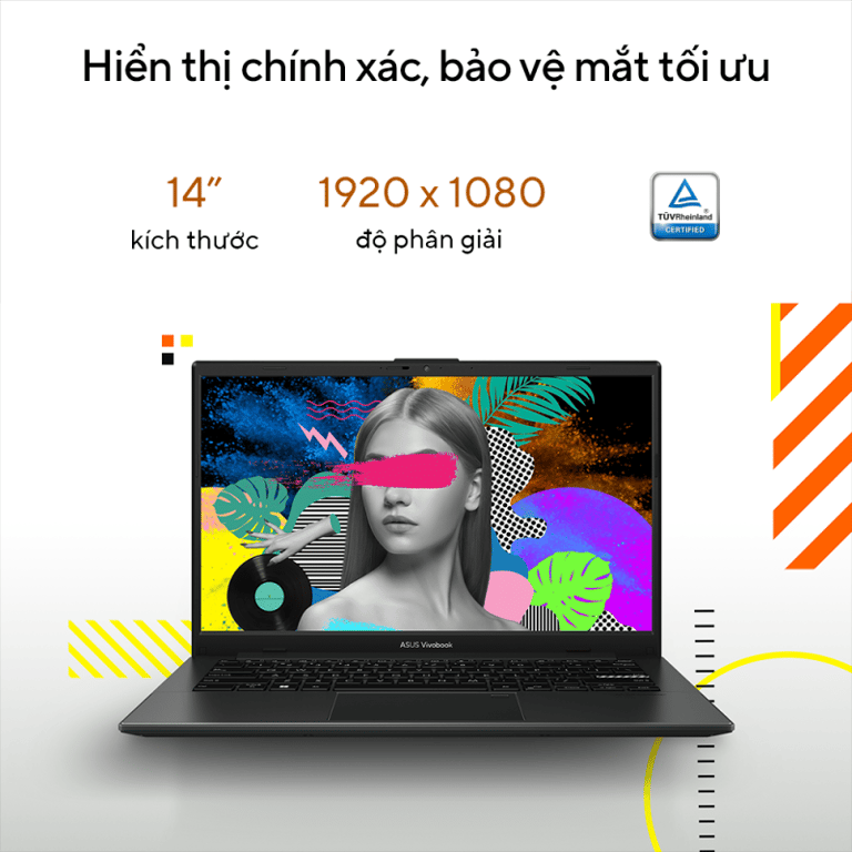 Laptop Asus Vivobook Go 14 E1404FA-NK177W (Ryzen 5 7520U | 16GB | 512GB | 14 inch FHD | AMD Radeon Graphics | Win 11 | Bạc)
