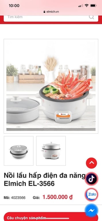 NỒI LẨU HẤP ĐIỆN ĐA NĂNG ELMICH EL3643