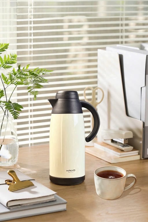 Bình giữ nhiệt có kèm lõi lọc trà inox  Kaiyo 1100ml