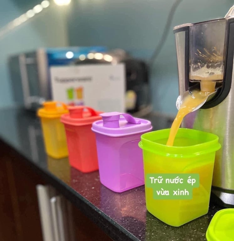 Bộ tứ slim 350ml tupper ware