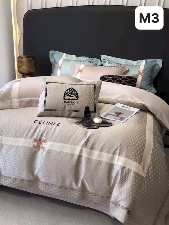 Set Chăn ga Lụa thượng hạng siêu chất lượng Luxurious Celine