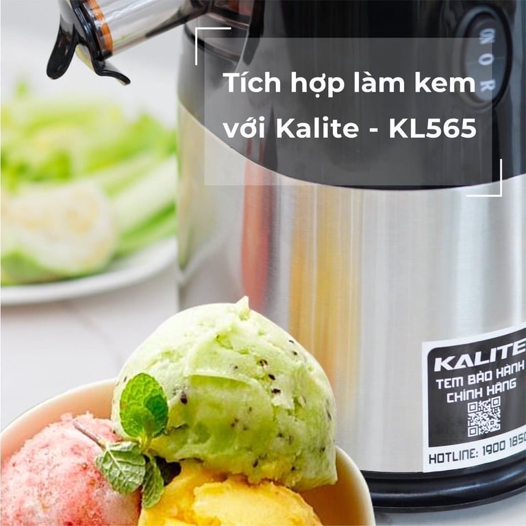 MÁY ÉP CHẬM KALITE KL-565