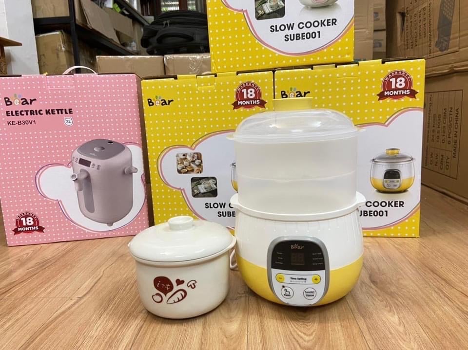 NỒI NẤU CHẬM 0.8L BEAR