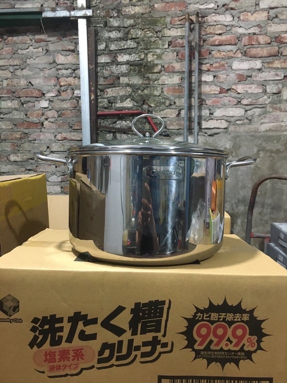 Nồi luộc gà Trimax Elmich 26cm dòng inox 304, đáy đúc liền cao cấp