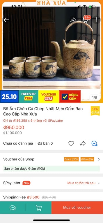 BỘ ẤM TRÀ GỐM SỨ CAO CẤP HOA VĂN CỔ