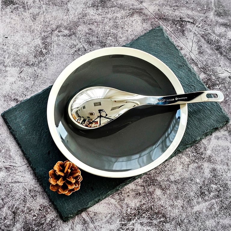 Muôi canh cỡ lớn 24cm inox 304 DandiHome♦️