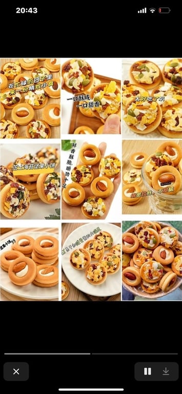 Bánh quy “pizza” mix hạt #MC46