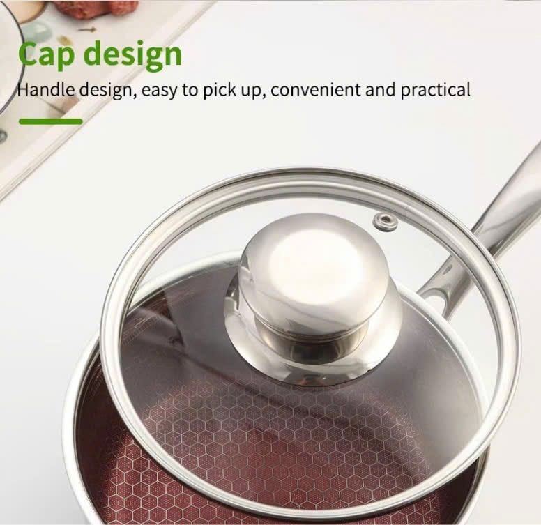 Quánh chống dính vân CARA inox18/10 16cm OYATTON - O477