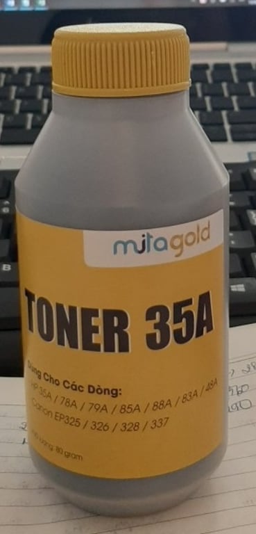 Mực Nạp 35a/85a/78a/83a (Gold - Chai Tròn)