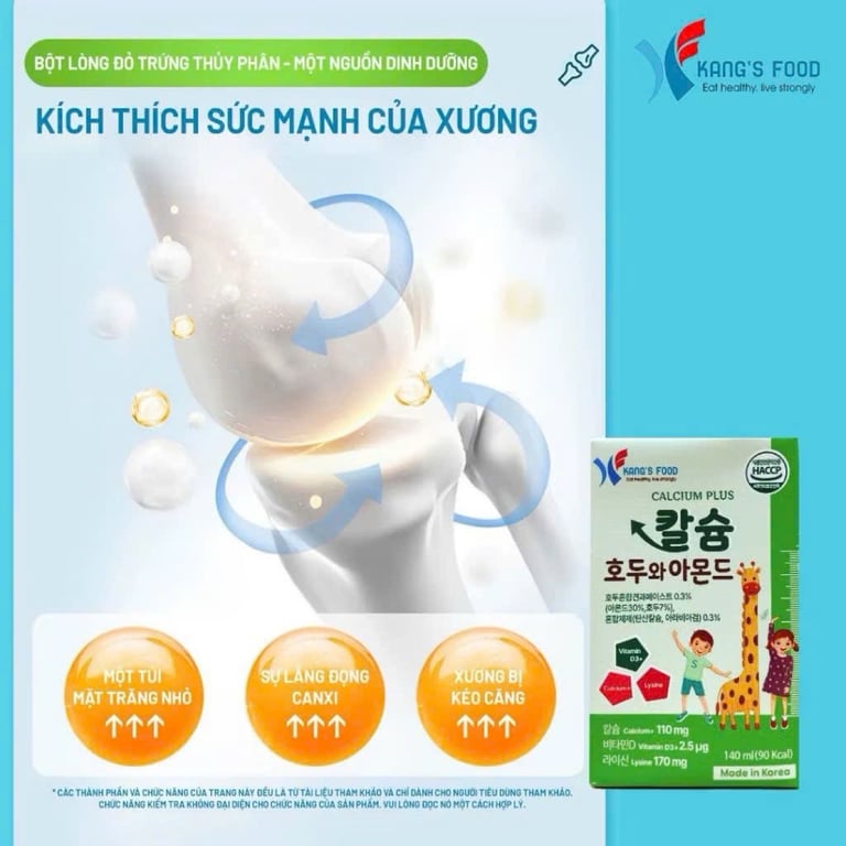 SỮA HẠT ORGANIC CALCIUM PLUS KANG'S FOOD