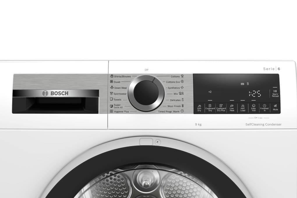 Máy sấy bơm nhiệt Bosch 9 kg WQG24570SG