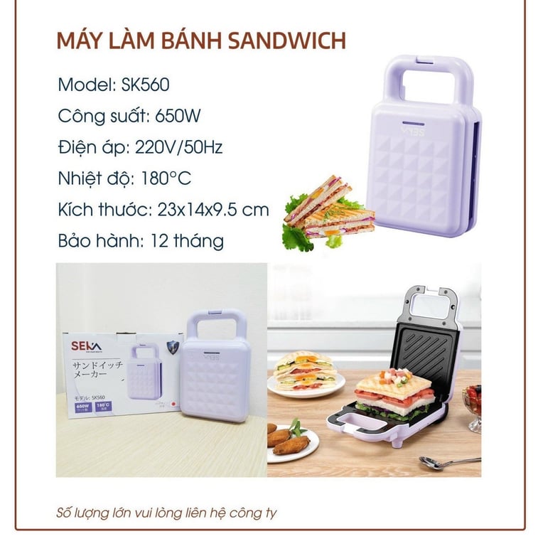 máy nướng bánh mì Seka