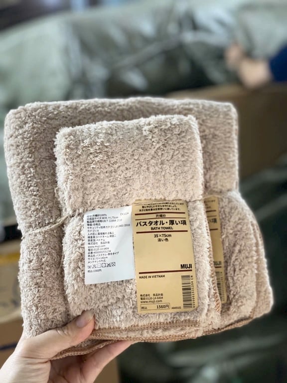 SET 2 KHĂN TẮM THẤM HÚT