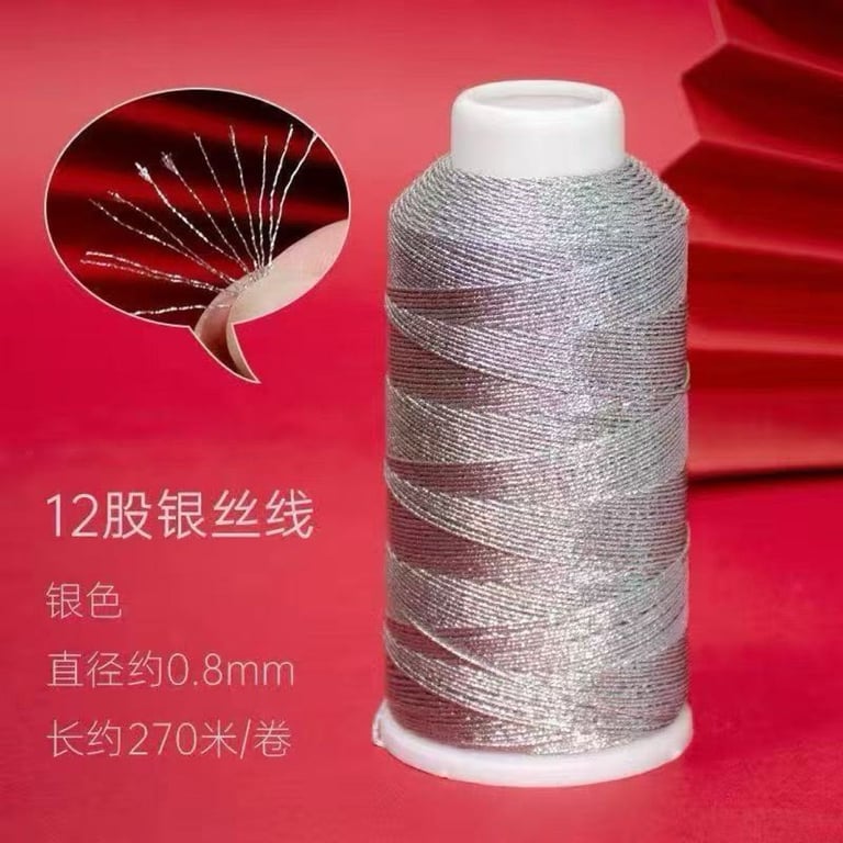 Sợi bạc 3/6/9/12/15 cuộn to