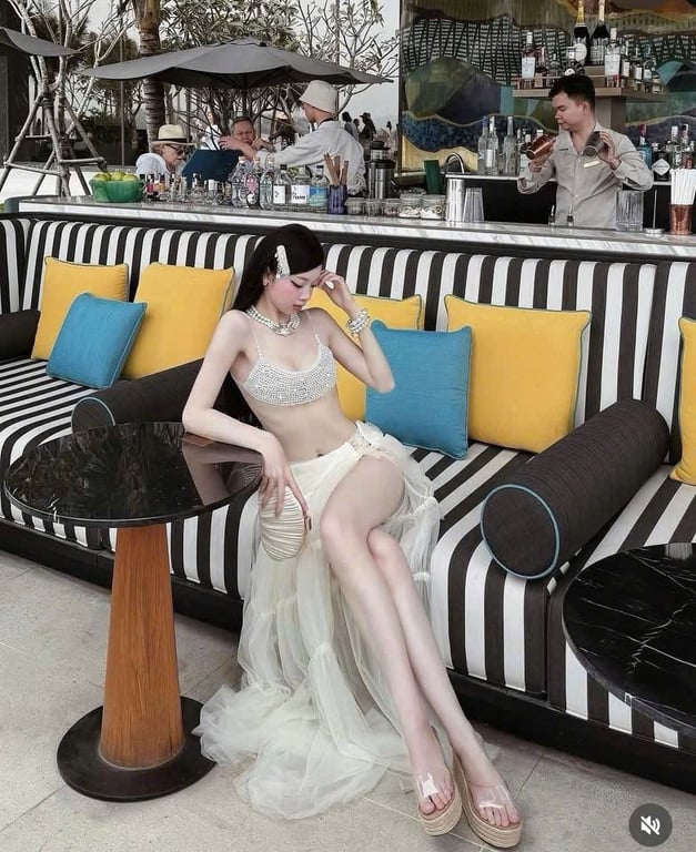 Set biển ngọc trai dáng dài