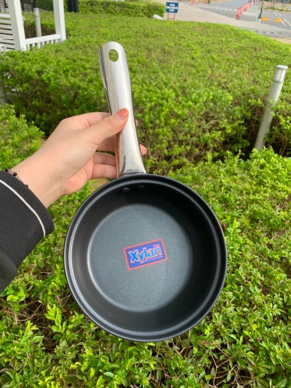 CHẢO INOX 304 CHỐNG DÍNH CAO CẤP 5 ĐÁY KALPEN Size 18CM