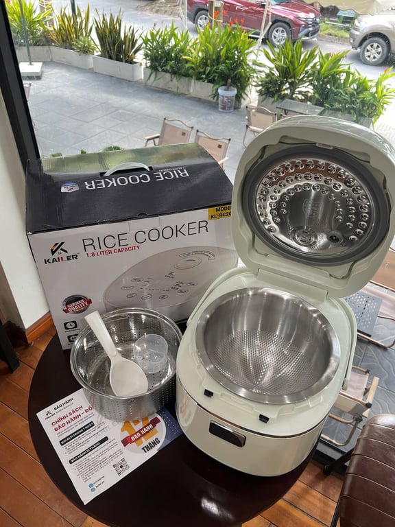 Nồi Cơm Điện Tử Lòng Nồi Vân Lục Giác 1.8L Kailer KL-RC2028