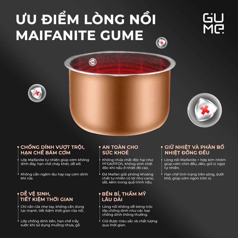 NỒI CƠM ĐIỆN GUME GM-RC13