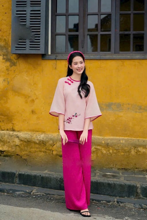 Set PP Vân Đào - hồng (có bigsize).