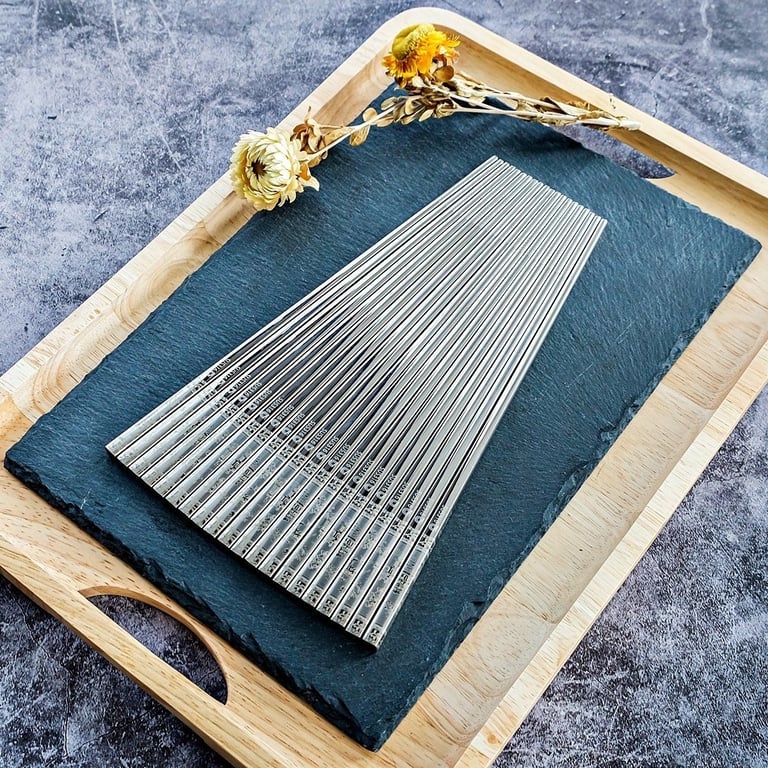 Set 10 đôi đũa inox hàng xuất ngoại