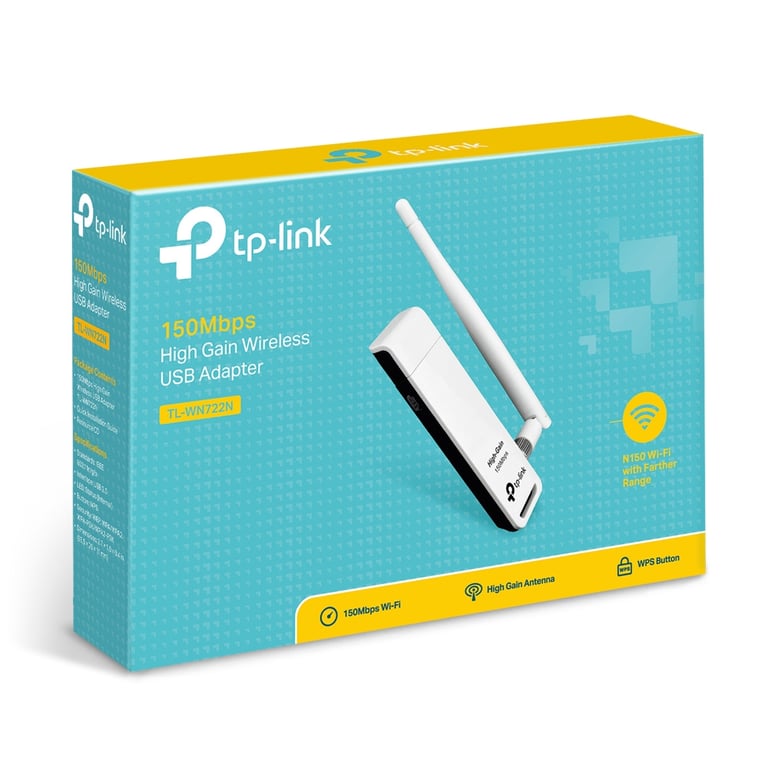 Bộ Chuyển Đổi USB WiFi TL-WN722N Chuẩn 150Mbps