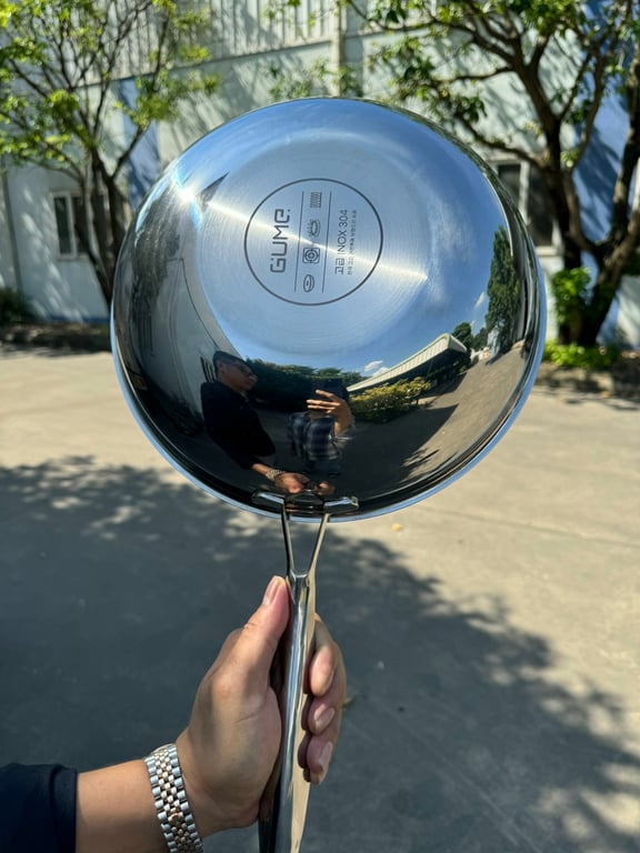 Chảo sâu lòng 5 lớp liền khối GumeKorea size 28