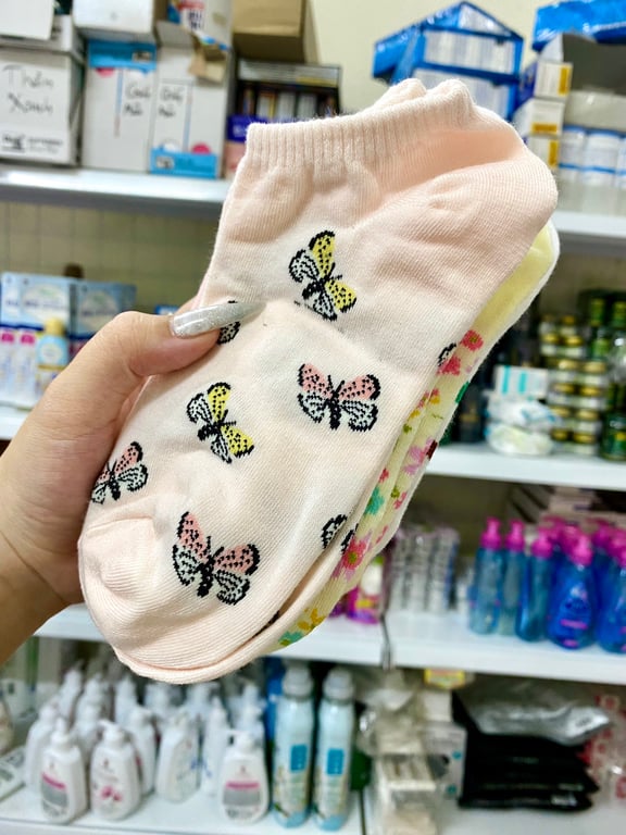 SET 10 ĐÔI TẤT NỮ CỔ NGẮN