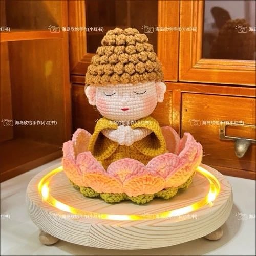 Khung kính tròn có đèn led size 12*22cm